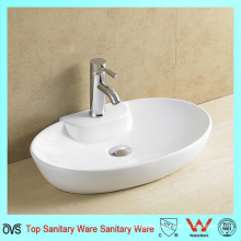 Chaozhou Factory Direct Sale Oval Wash Basin with Hole